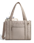 Women's Waterproof Tote & Crossbody Bag, 14L Polyester Shoulder Handbag with Zipper Closure and Custom Logo Option